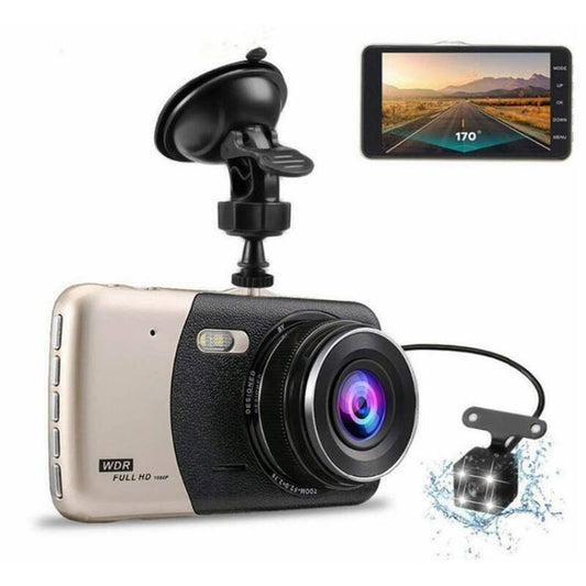 Cameră auto dublă Full HD cu senzor G şi cameră pentru mers înapoi