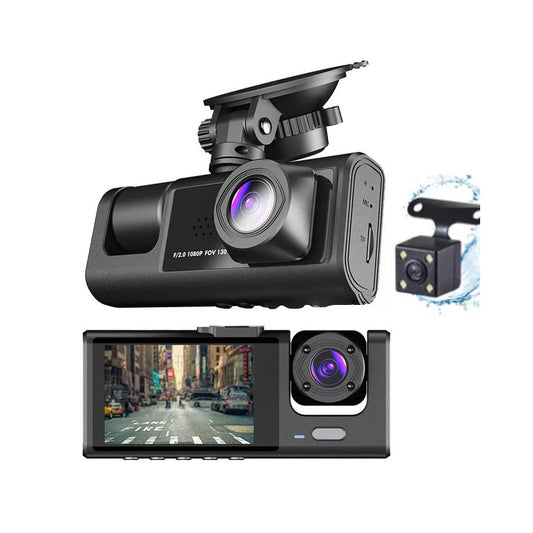 Cameră auto dublă Full HD cu funcţie de înregistrare şi cameră pentru mers înapoi, Călătorii sigure şi dovezi clare